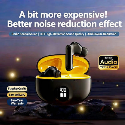 Kabelloses Bluetooth-Headset mit touch – Stereo, Freisprechfunktion, Musik & Calls