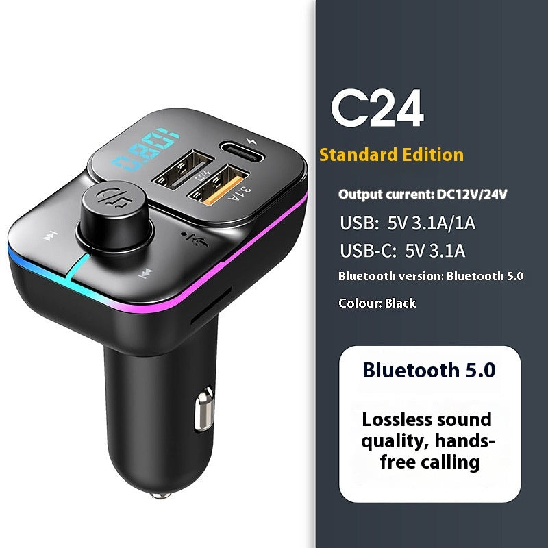 Bluetooth MP3-Player fürs Auto – Kabelloser FM-Transmitter & Ladegerät