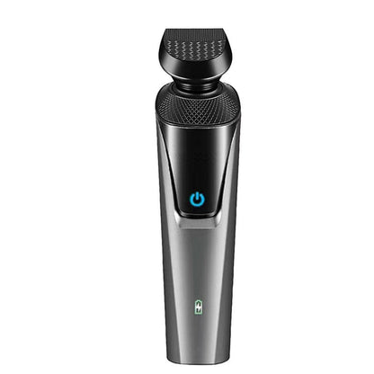 Multifunktionaler Herrenrasierer – Kabellos, wasserdicht, mit Pop-Up Trimmer für Bart & Nase