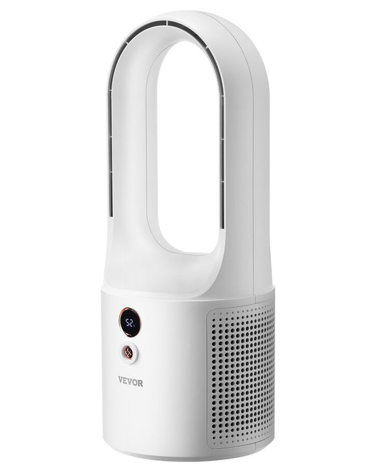 Tischventilator Ohne Flügel Tragbarer 330 Mm Ventilator 6-Gang-USB-Kühler Leiser Kleiner Turmventilator Mit Wiederaufladbarem Akku