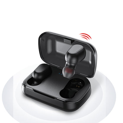 Bluetooth 5.0 Mini Headset – Kabellose Doppel-Ohrhörer für Musik & Anrufe