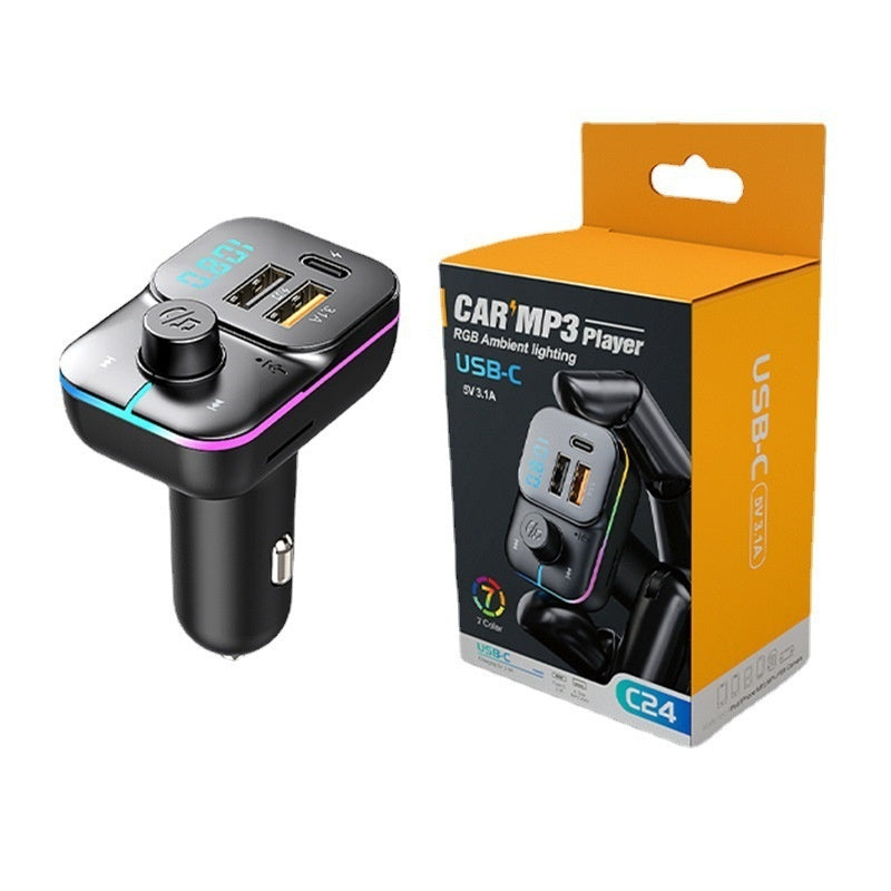 Bluetooth MP3-Player fürs Auto – Kabelloser FM-Transmitter & Ladegerät