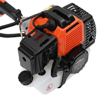 4-in-1 Garten Multitool 52 cm³ – Freischneider, Rasentrimmer & Heckenschere mit 1,45 kW – Orange